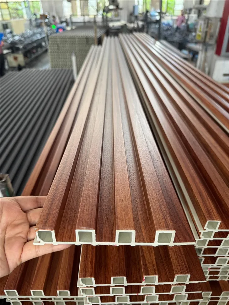 হোটেল জন্য জলরোধী ডাব্লুপিসি ওয়াল প্যানেল কাঠের বিকল্প প্যানেল